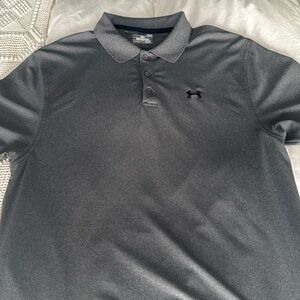 Under Armour Large loose fit charcoal grey golf shirt
